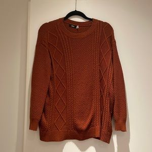 Beautiful burnt orange sweater / dress, size medium comfy baggy fit